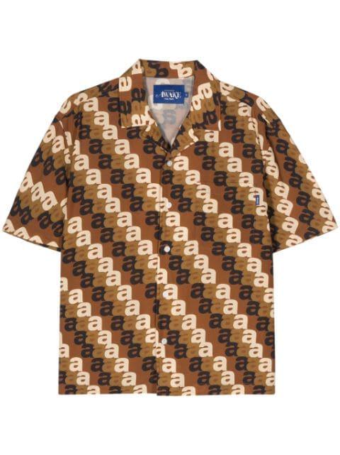 logo-print shirt by AWAKE NY