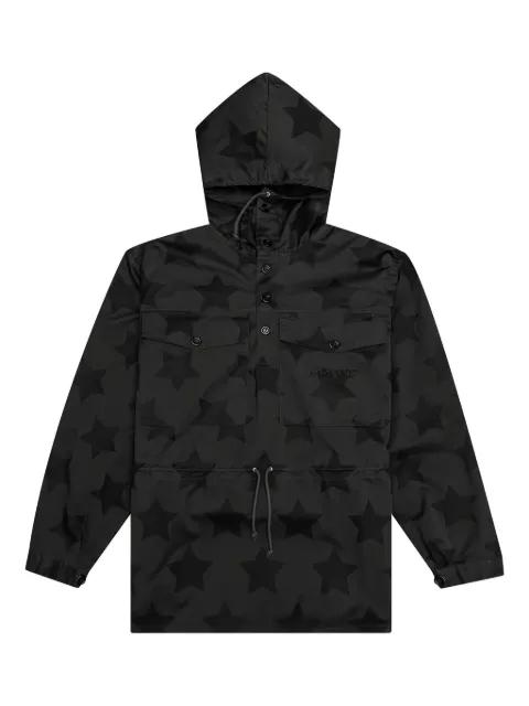 star-print hoodied jacket by AWAKE NY