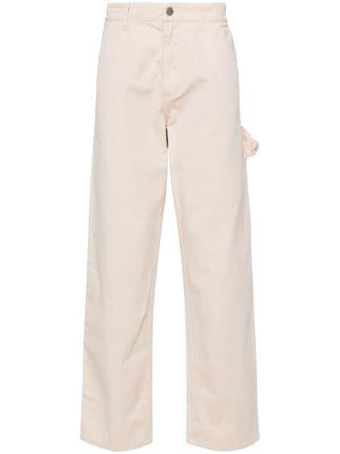 straight-leg cotton carpenter trousers by AWAKE NY