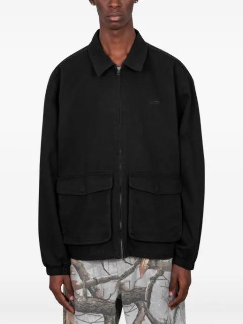 zip-up shirt jacket by AWAKE NY