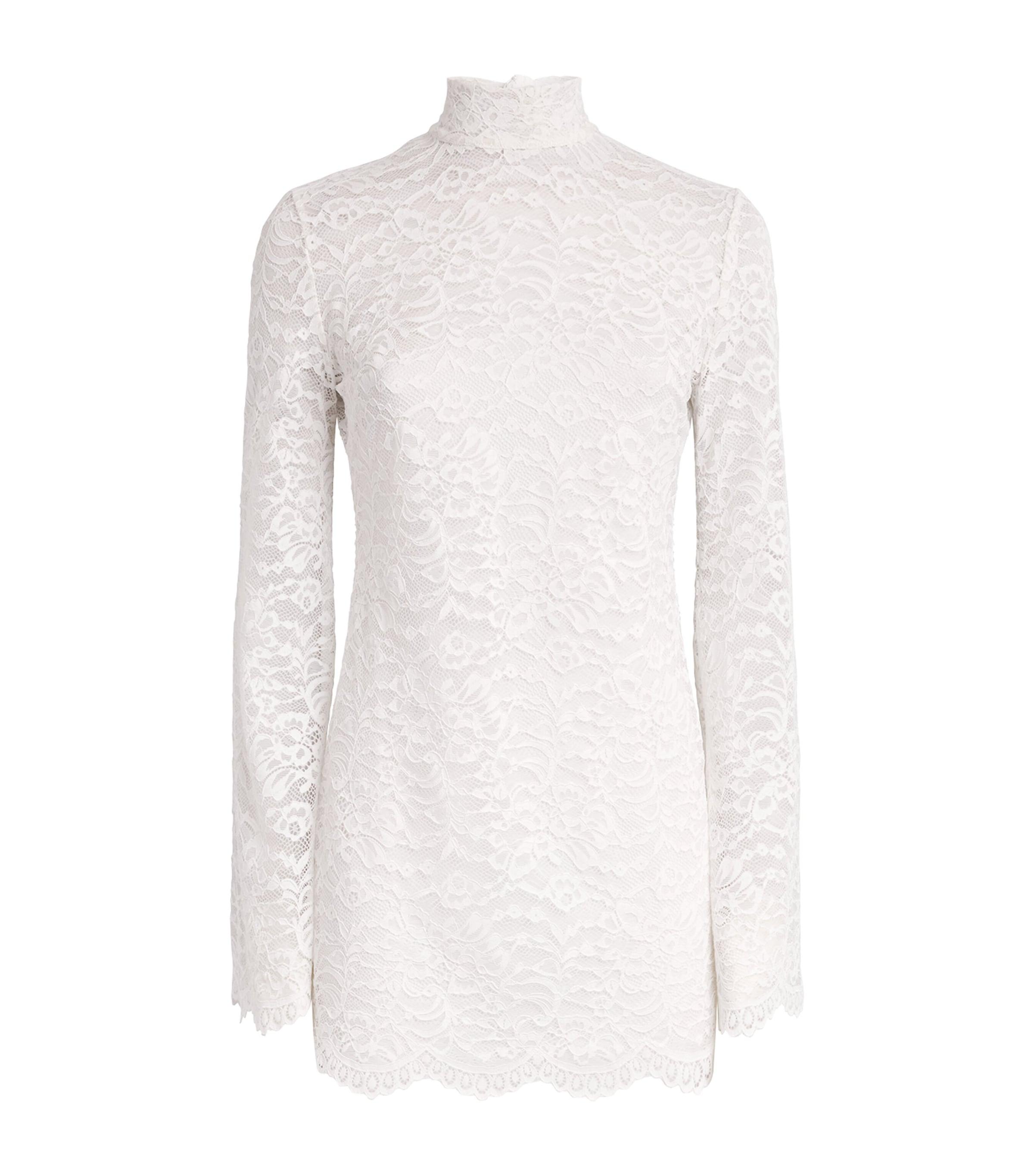 AWAY THAT DAY Lace Pantelleria Mini Dress by AWAY THAT DAY