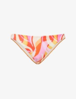 Amalfi Graphic-Print Bikini Bottoms by AWAY THAT DAY