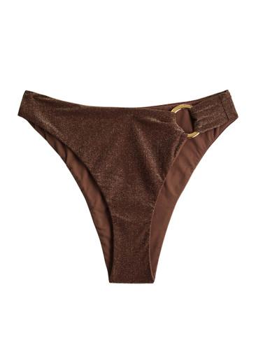 Apalulco metallic bikini briefs by AWAY THAT DAY
