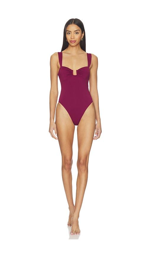 Away That Day Cannes One Piece in Burgundy by AWAY THAT DAY