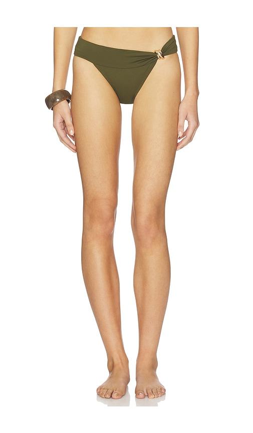 Away That Day Formentera Bikini Bottom in Olive by AWAY THAT DAY