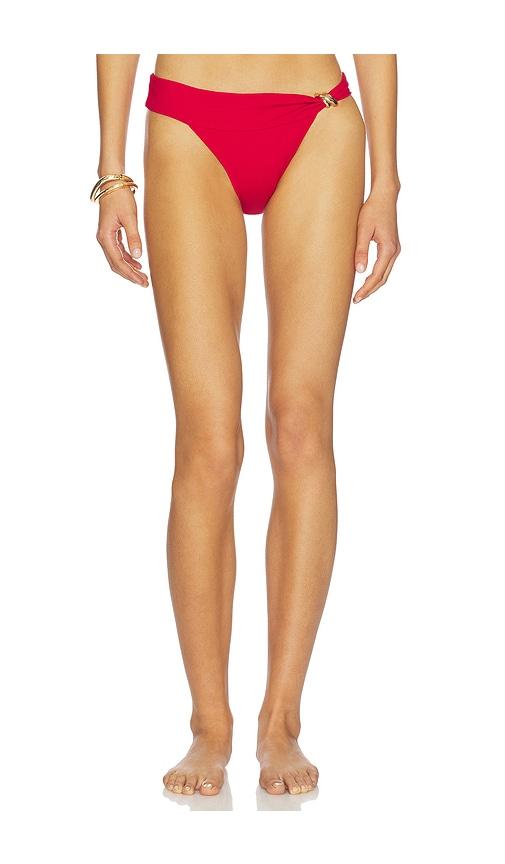 Away That Day Formentera Bikini Bottom in Red by AWAY THAT DAY