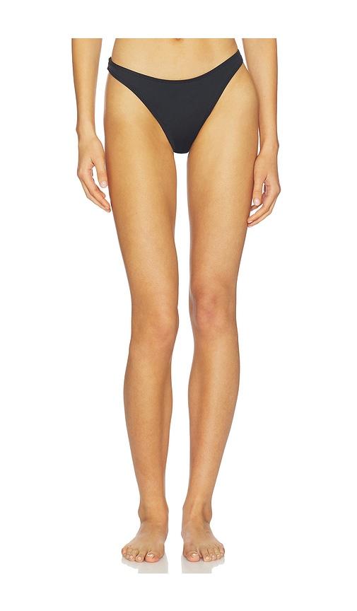 Away That Day Maui Bikini Bottom in Black by AWAY THAT DAY