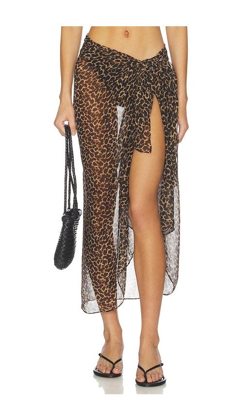 Away That Day Santorini Sarong in Brown by AWAY THAT DAY