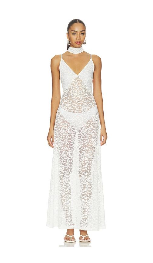 Away That Day X Gigi & Olive Forte Dei Marmi Lace Dress in White by AWAY THAT DAY