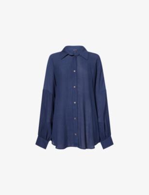 Maldives Long-Sleeve Woven Shirt by AWAY THAT DAY