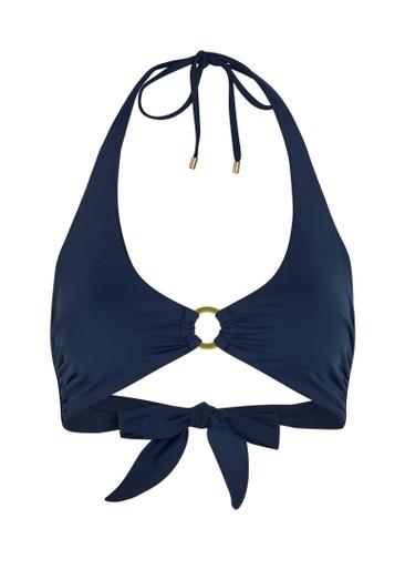 Sorrento halterneck bikini top by AWAY THAT DAY