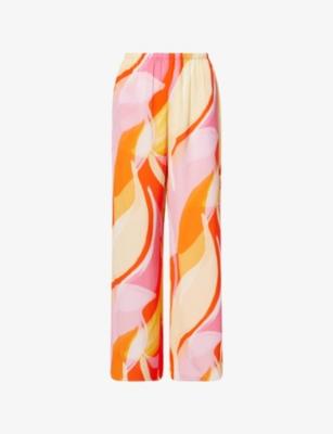 St Barts Wide-Leg Woven Trousers by AWAY THAT DAY