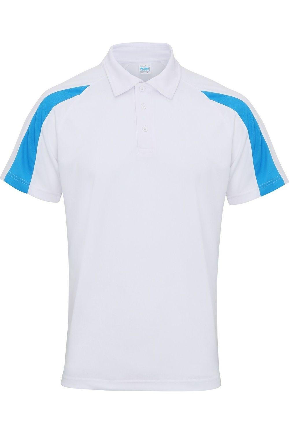 Just Cool Short Sleeve Contrast Panel Polo Shirt by AWDIS Just Cool Short Sleeve Contrast Panel Polo Shirt by AWDIS