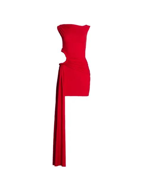 Tyla cut-out draped mini dress by AXEL 113