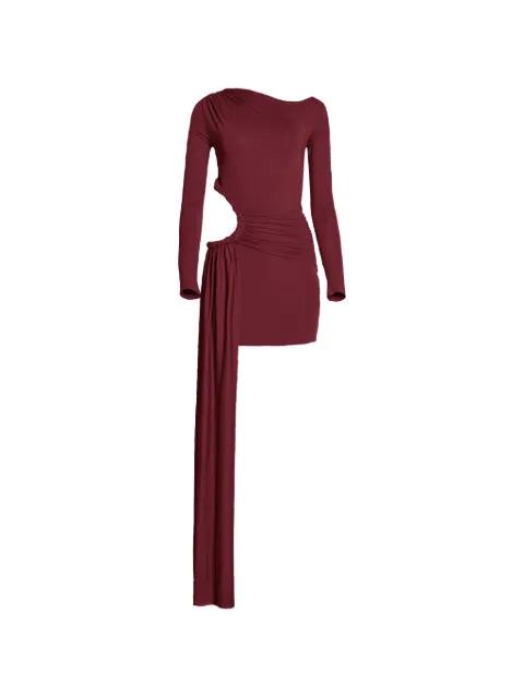 Tyla draped cut-out mini dress by AXEL 113
