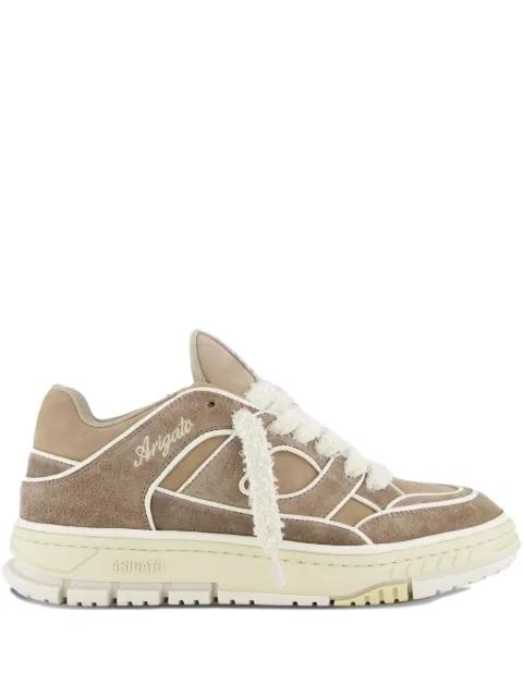 Area Lo leather suede panelled trainers by AXEL ARIGATO