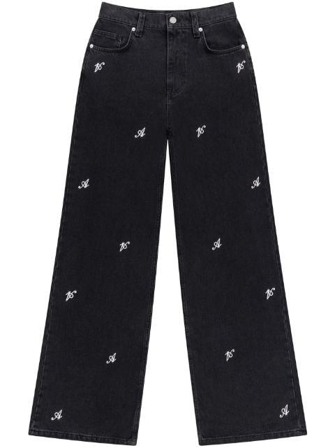 Clara wide-leg jeans by AXEL ARIGATO
