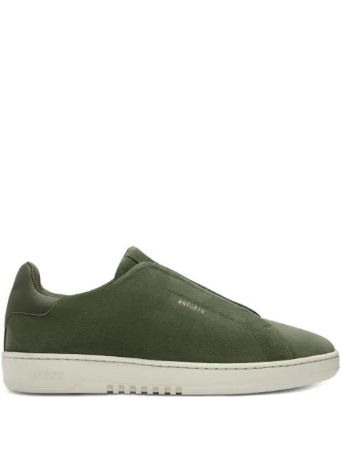 Dice Laceless elastic-panel suede-textured sneakers by AXEL ARIGATO