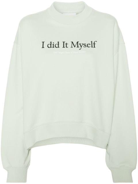 I Did It Myself organic cotton sweatshirt by AXEL ARIGATO