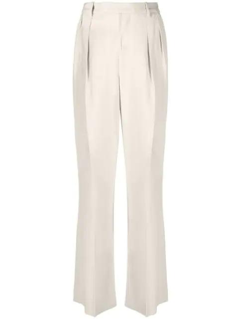 Jackie pleated straight trousers by AXEL ARIGATO
