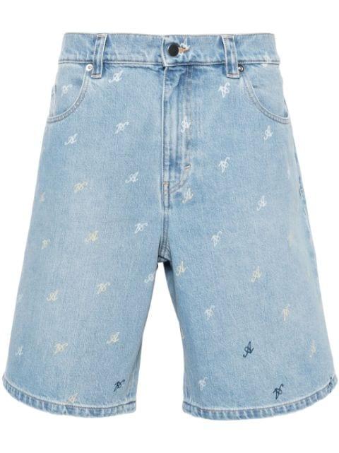Miles mid-rise denim shorts by AXEL ARIGATO