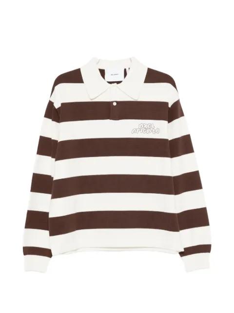 Rey striped logo polo shirt by AXEL ARIGATO