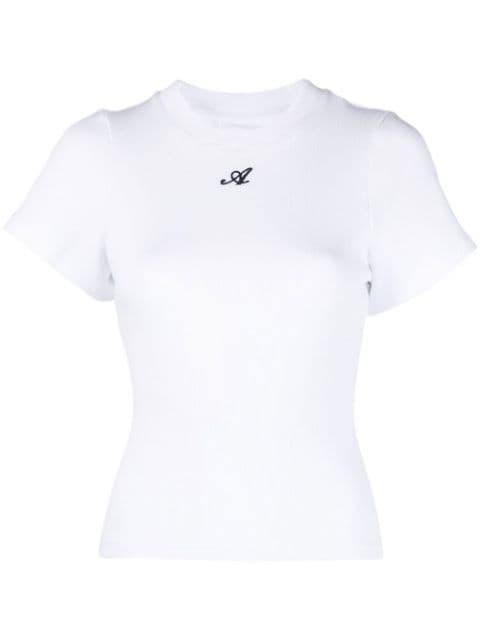 Script A organic cotton T-shirt by AXEL ARIGATO