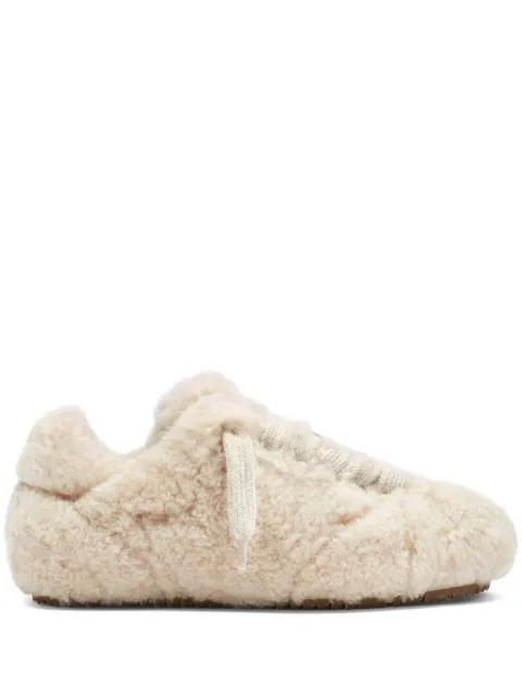 Tact shearling-effect sneakers by AXEL ARIGATO