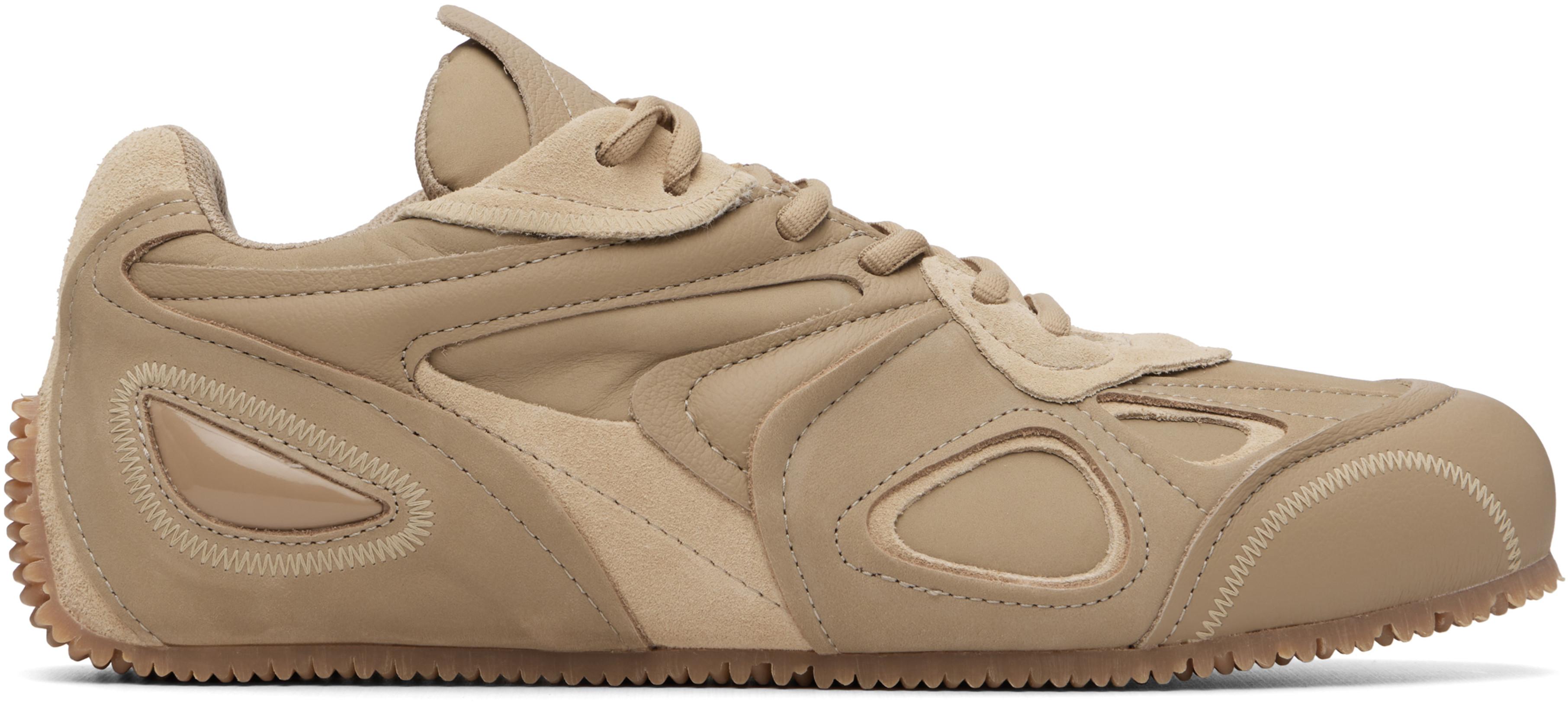 Tan Slow Sneakers by AXEL ARIGATO