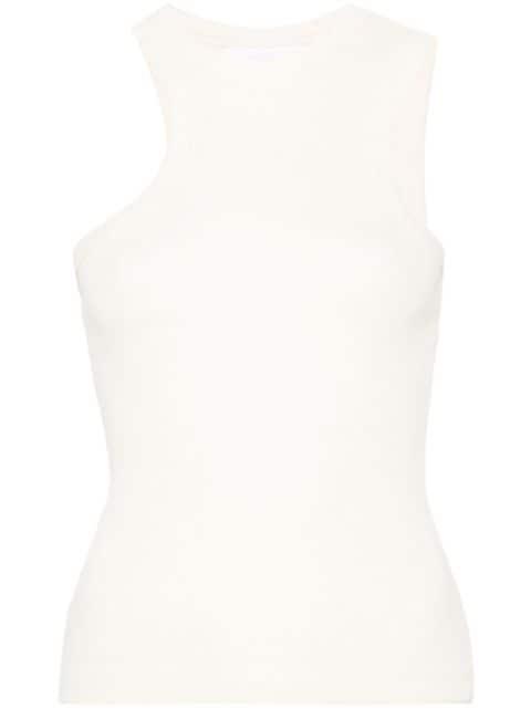 asymmetric ribbed tank top by AXEL ARIGATO