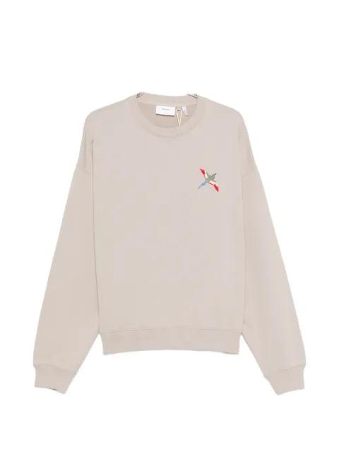 embroidered crew-neck sweatshirt by AXEL ARIGATO