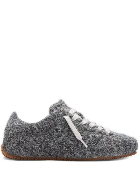 fuzzy lace-up sneakers by AXEL ARIGATO