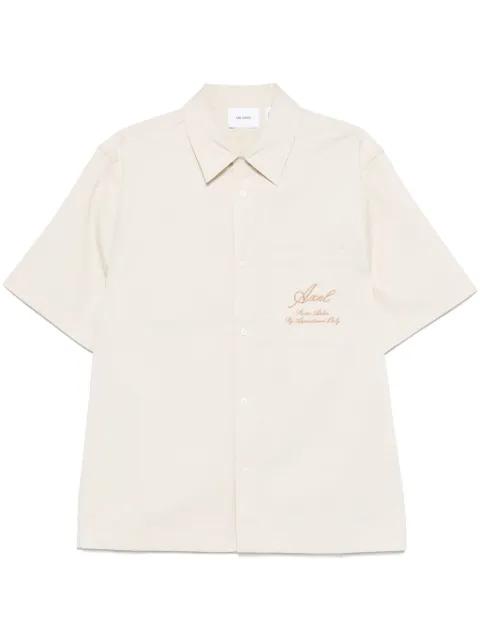 logo-embroidered shirt by AXEL ARIGATO