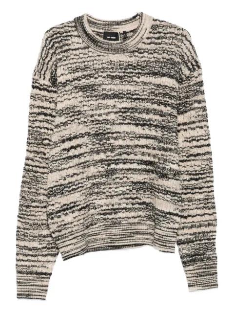 marl-knit crew-neck sweater by AXEL ARIGATO