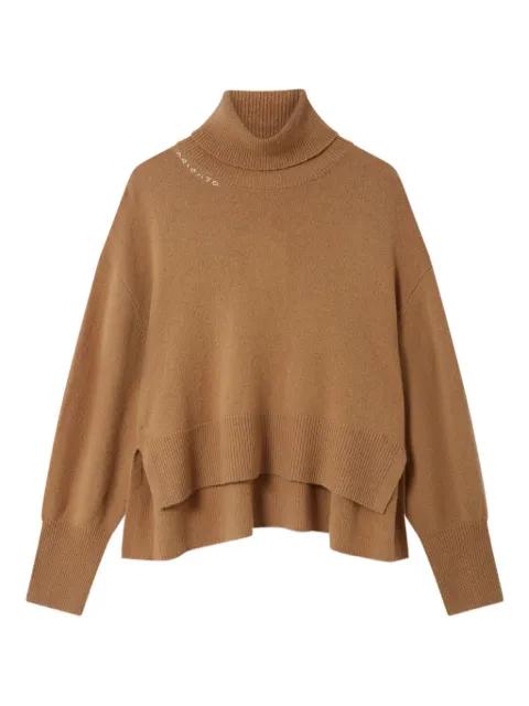 turtleneck split-hem sweater by AXEL ARIGATO