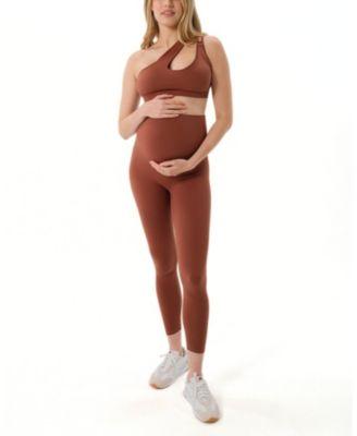 Women's Athletic Supportive Scrunch Butt Maternity Legging by AXK