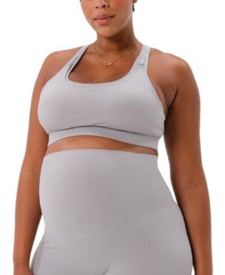 Women's High Impact with Easy-Release Breastfeeding Clips Racer Back Maternity & Nursing Sports Bra by AXK
