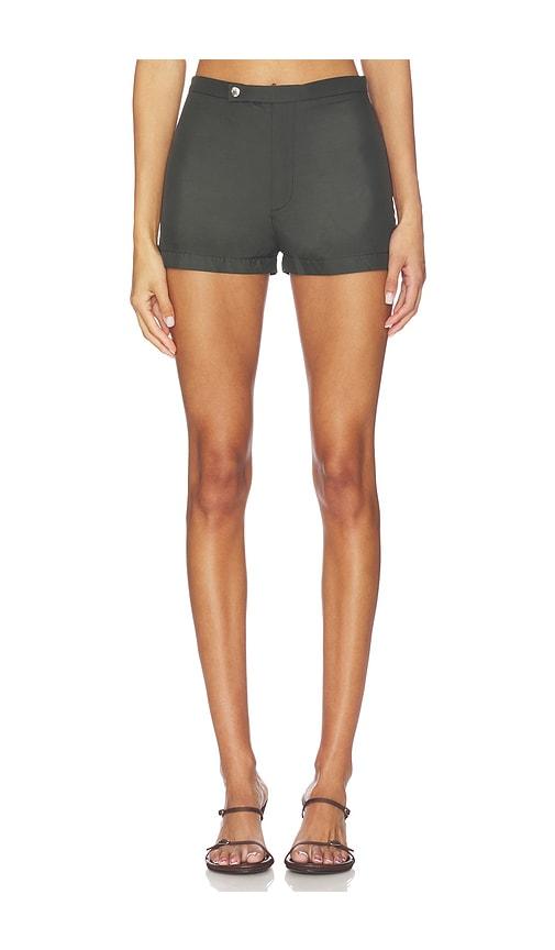 Aya Muse Bayle Shorts in Army by AYA MUSE