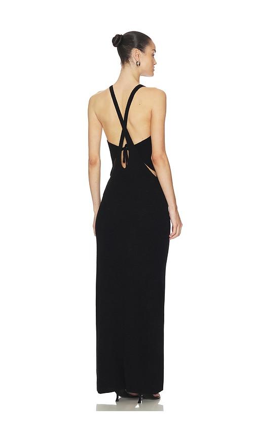 Aya Muse Lira Dress in Black by AYA MUSE