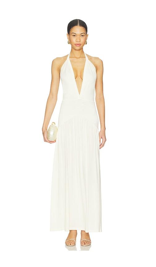 Aya Muse Ola Dress in Ivory by AYA MUSE