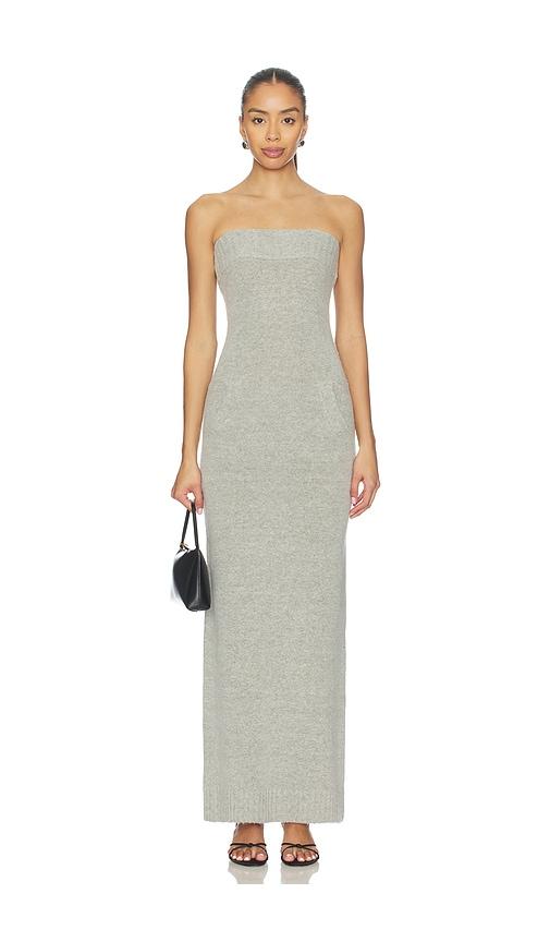 Aya Muse Sera Dress in Light Grey by AYA MUSE