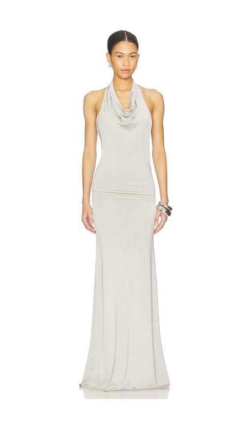 Aya Muse Sereno Dress in Grey by AYA MUSE