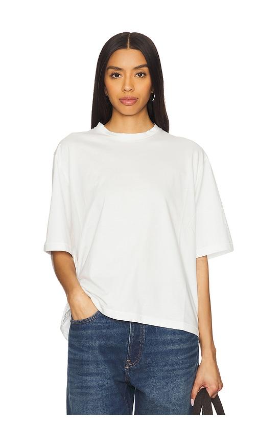 Aya Muse Vintage T-Shirt in White by AYA MUSE