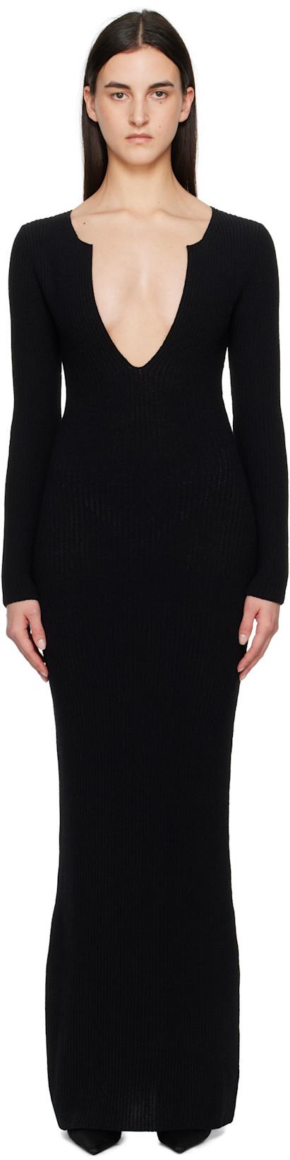 Black Beru Maxi Dress by AYA MUSE