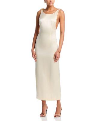 Lumen Bow Trim Dress by AYA MUSE