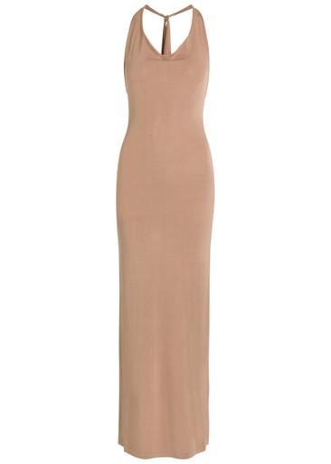 Onda layered knit maxi dress by AYA MUSE