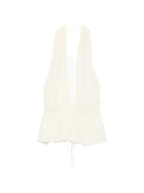 Palli halterneck top by AYA MUSE