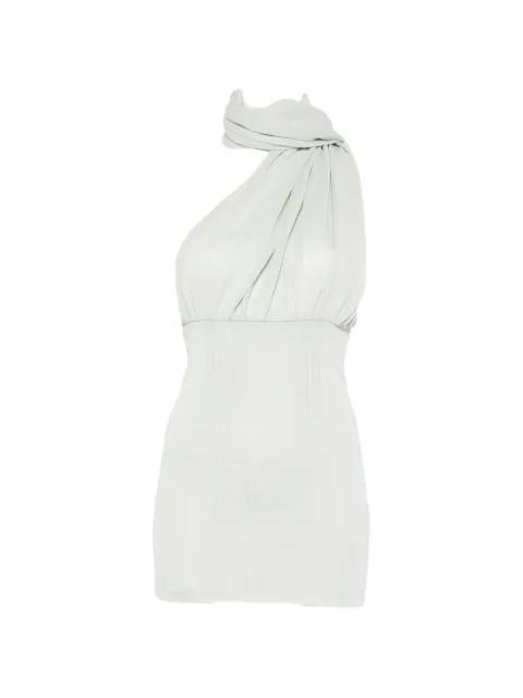 Thea scarf-detail mini dress by AYA MUSE