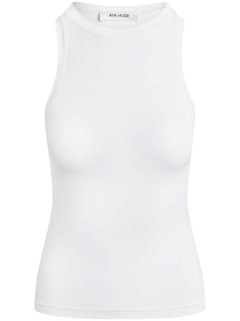 cotton tank top by AYA MUSE
