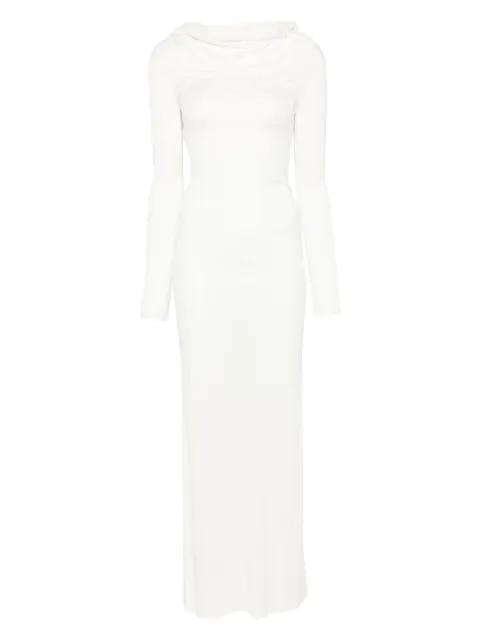 fine-knit maxi dress by AYA MUSE